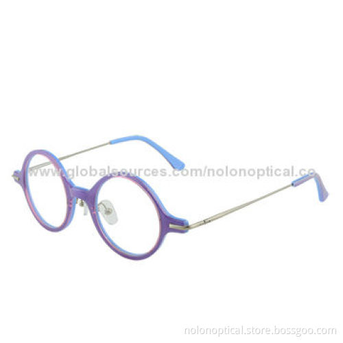 Round Eyelgasses with Thin Metalic, Meet FDA, CE and Drop Ball Test